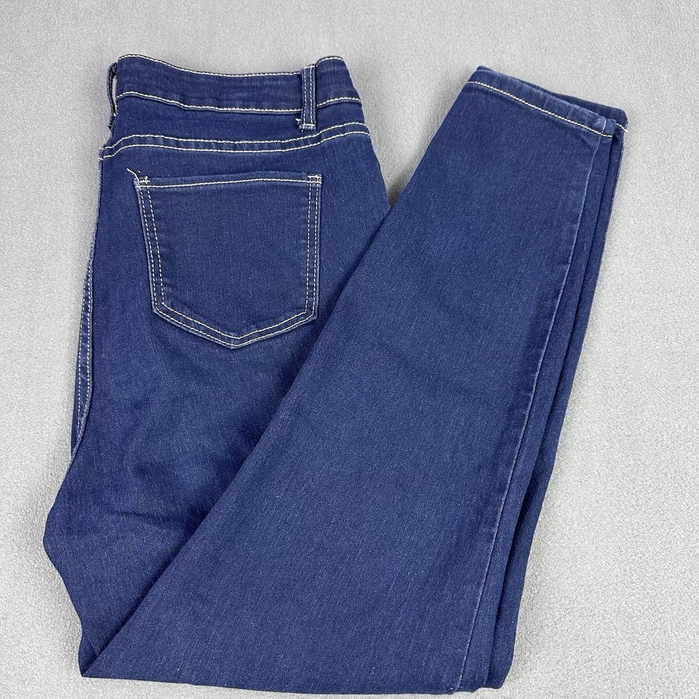 Silver Crush Women's Skinny Jeans 16W Dark Wash Stretch Denim Plus Size